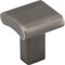 Elements 1" Overall Length Brushed Pewter Square Park Cabinet Knob 183BNBDL - alternate 1